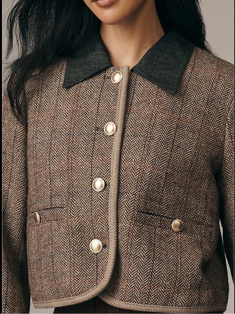 NWT Maeve Wool-blend Lady Jacket from Anthropologie XL